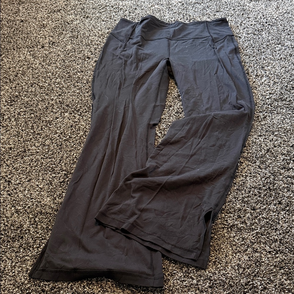 Lululemon Athletica Black Flared Pants